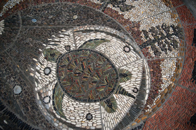 Mozaika na záhradu.