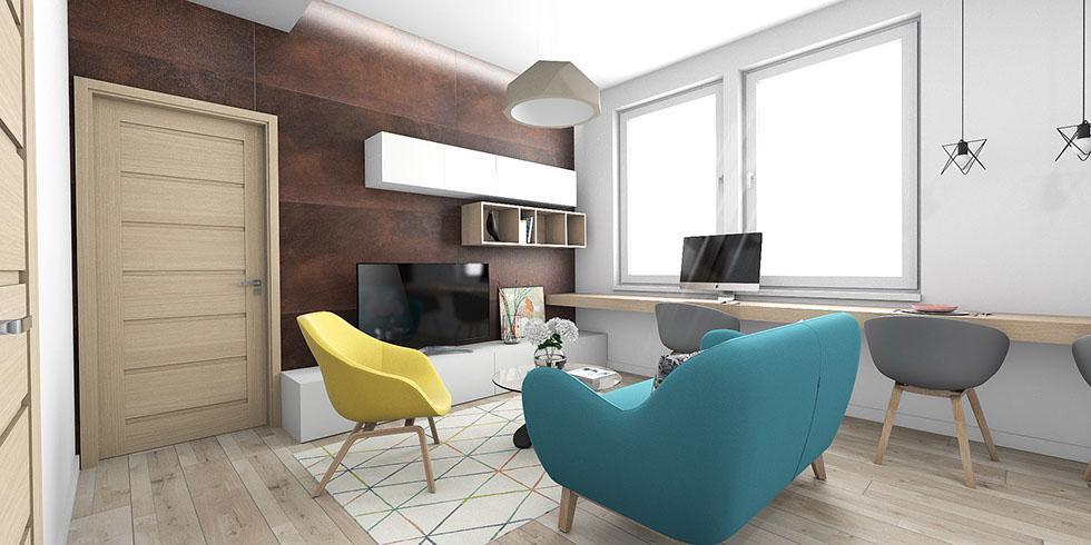 Obývačka v minimalistickom štýle