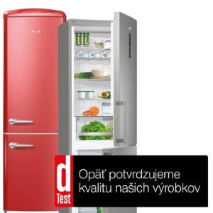 Kombinované chladničky gorenje uspeli v dTeste