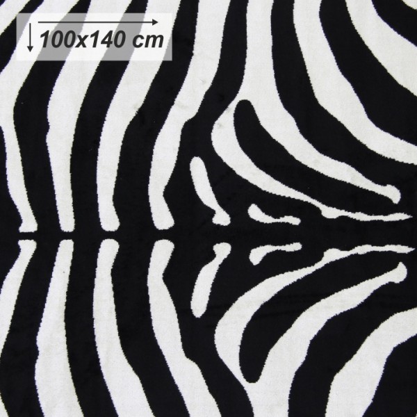 Koberec, vzor zebra, 100x140, ARWEN