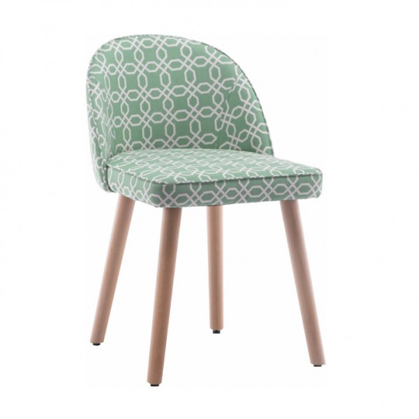 Stolička, zelená vzor, LALIMA