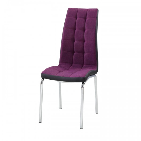 Jedálenská stolička, fialová/čierna, GERDA NEW