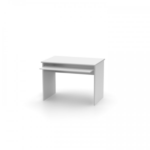 Písací stôl, biela, JOHAN NEW 02