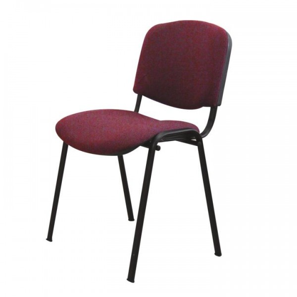 Kancelárska stolička, bordová, ISO NEW