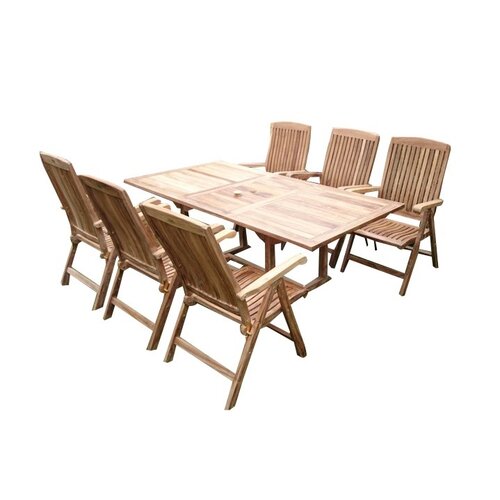 7-dielny set záhradného nábytku Bali II, teak
