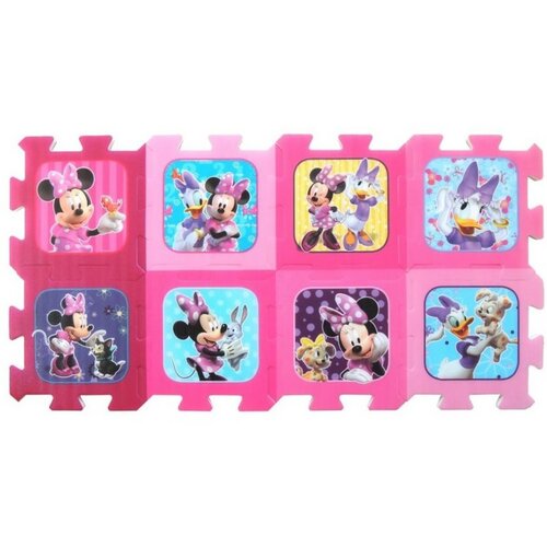 Trefl Penové puzzle Minnie a Daisy 8 dielikov, 117 x 60 cm