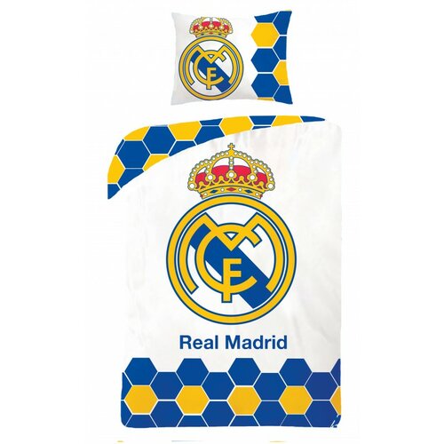Halantex Bavlnené obliečky Real Madrid 5013, 140 x 200 cm, 70 x 90 cm