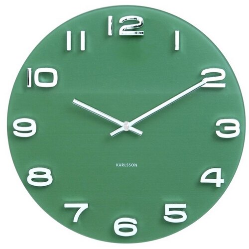 Karlsson 5640GR Designové nástenné hodiny, 35 cm