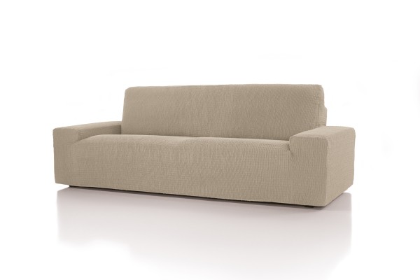 Forbyt, Poťah multielastický, Cagliari, svetlobéžová kreslo, 70 - 110 cm