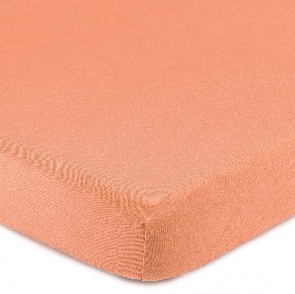 4Home Jersey prestieradlo s elastanom lososová, 90 x 200 cm