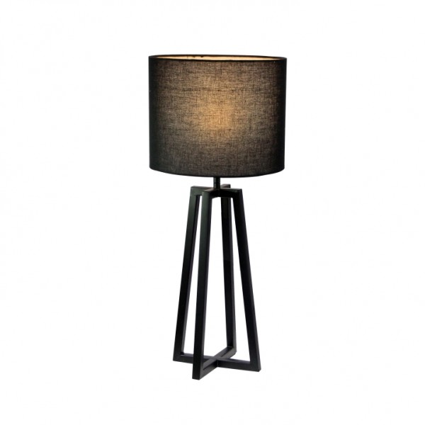 Stolná lampa, čierna, QENNY 15