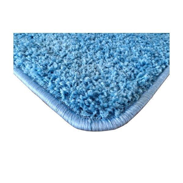 Vopi Kusový koberec Color shaggy modrá, 140 x 200 cm