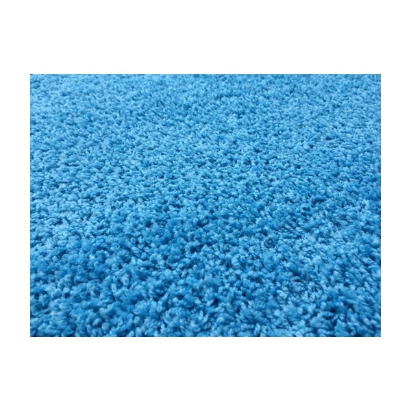 Vopi Kusový koberec Color shaggy modrá, 100 cm