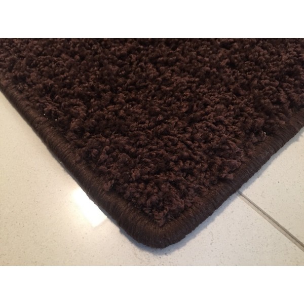 Vopi Kusový koberec Color shaggy hnedá, 80 x 150 cm