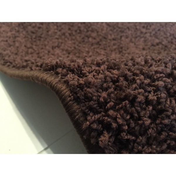 Vopi Kusový koberec Color shaggy hnedá, 100 cm