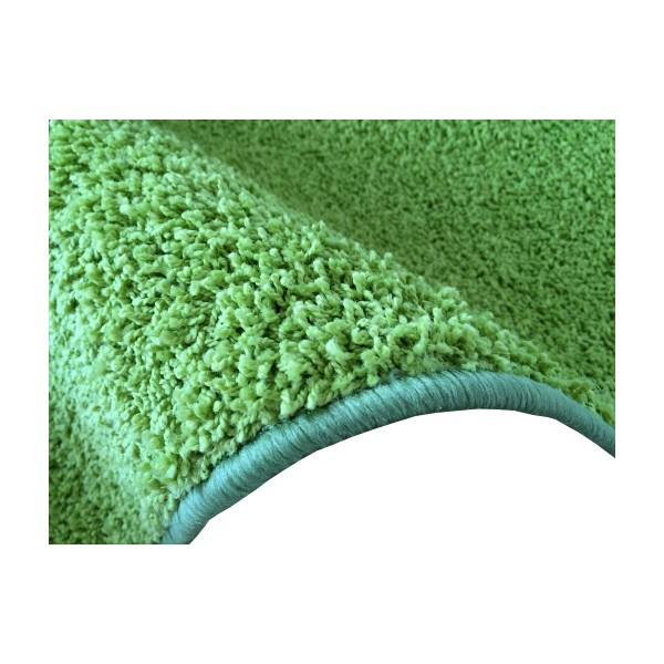 Vopi Kusový koberec Color shaggy zelená, 120 x 170 cm