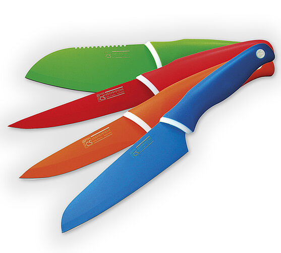 Sada farebných nožov 4 ks Solingen