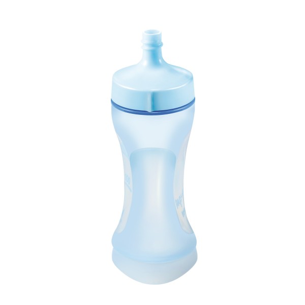 TESCOMA pružná fľaša PAPU PAPI 200 ml, s lyžičkou, modrá