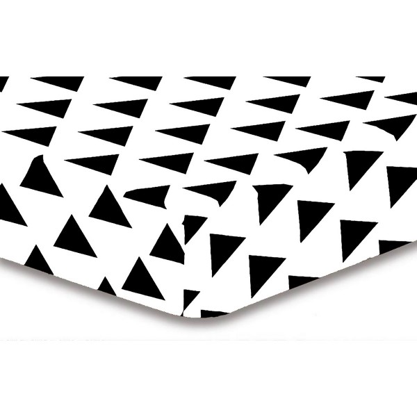 DecoKing Prestieradlo Triangles S1, 90 x 200 cm