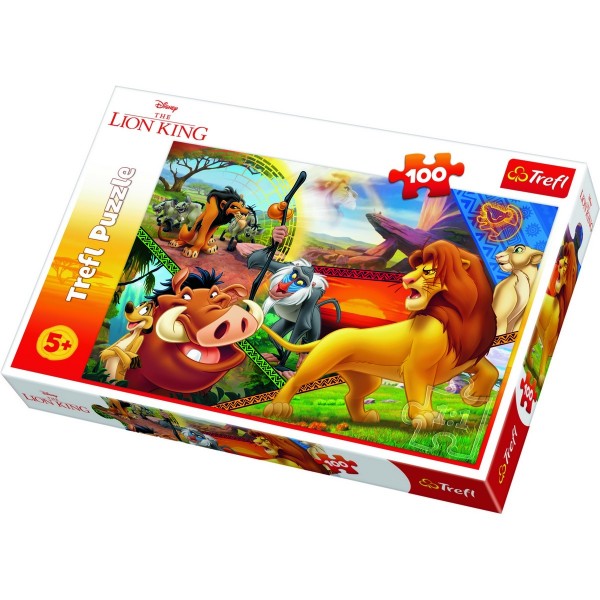 Trefl Puzzle Leví kráľ, 100 dielikov
