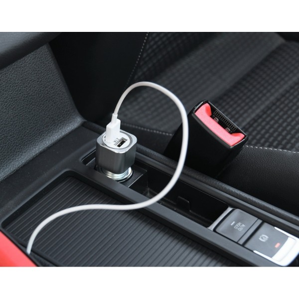 Compass Zástrčka Metal 12 V / 24 V, 2x USB