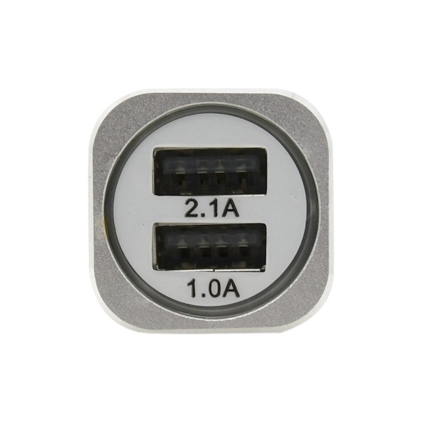 Compass Zástrčka Metal 12 V / 24 V, 2x USB