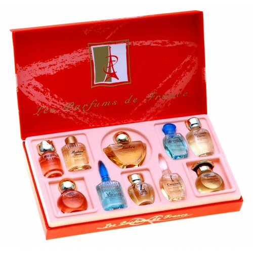 Darčeková sada francúzskych parfumov Charrier Parfums, 10 ks
