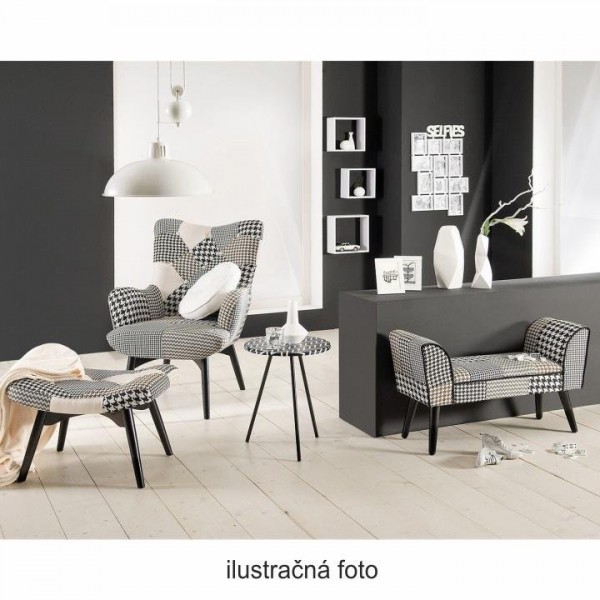 Dizajnová podnož, látka patchwork, PEPITO NEW TYP 5